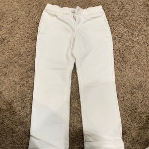 Girls White Old Navy Capri jeans, size 10